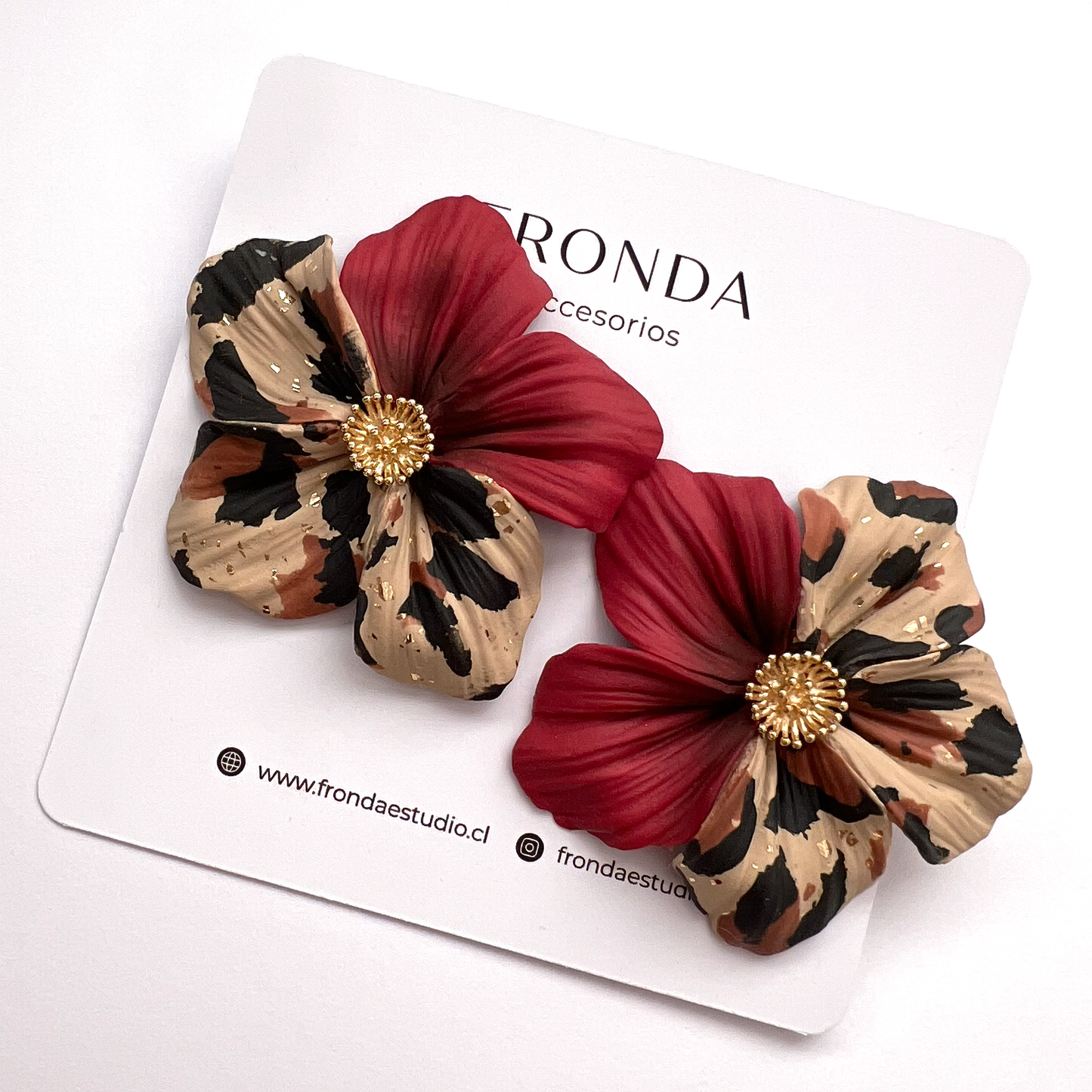 ARO AMALIA - Animal Print - Rojo