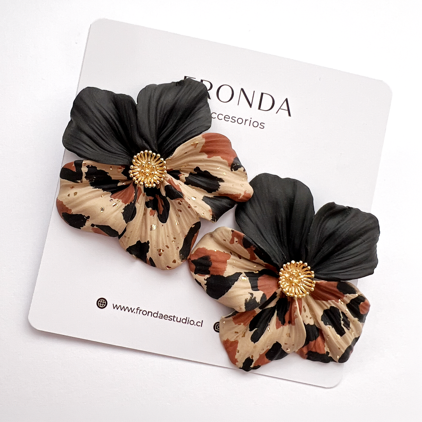 ARO AMALIA - Animal Print - Negro