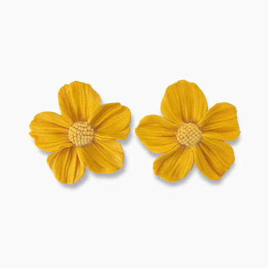 ARO ALBA (botón de arcilla) - Mostaza