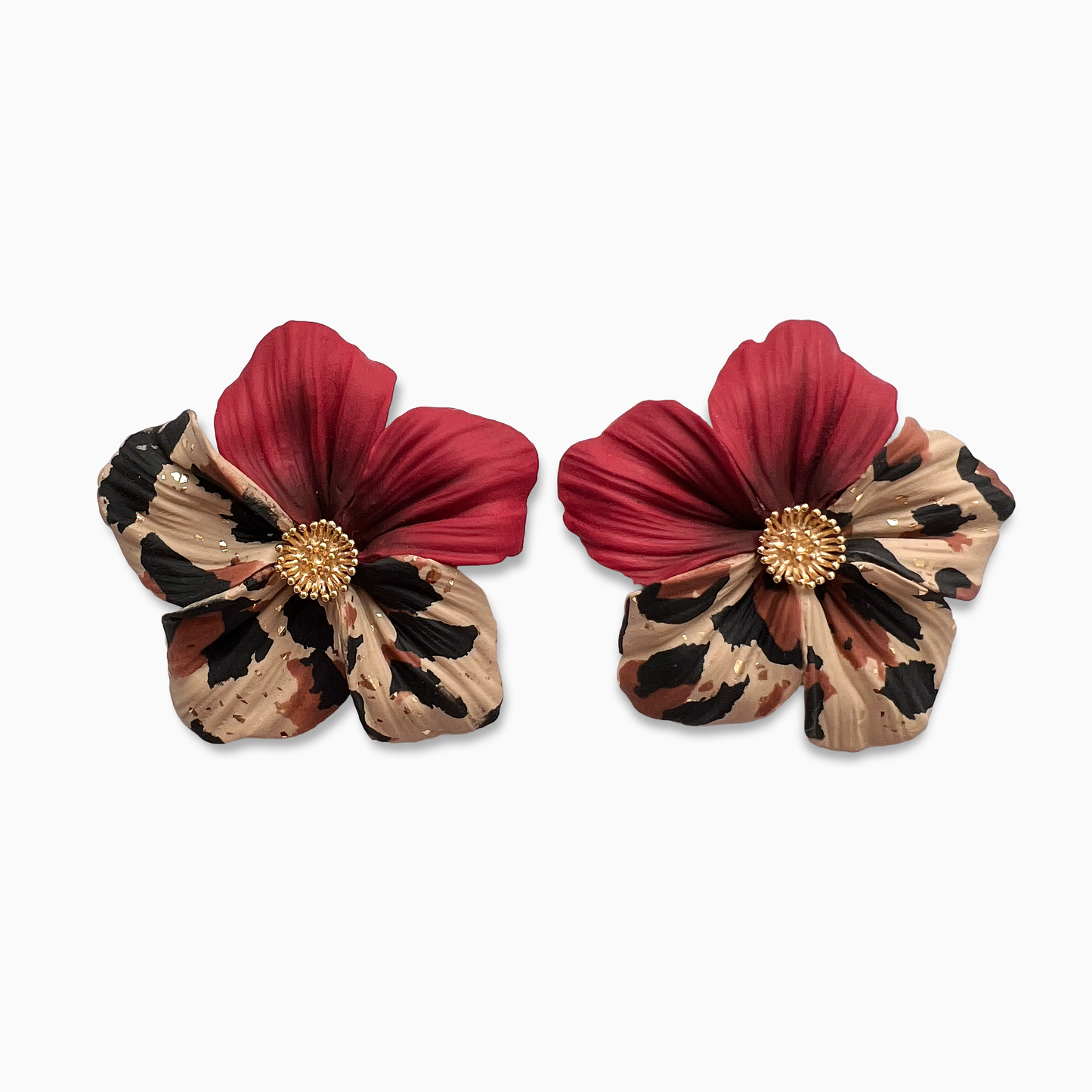 ARO AMALIA - Animal Print - Rojo